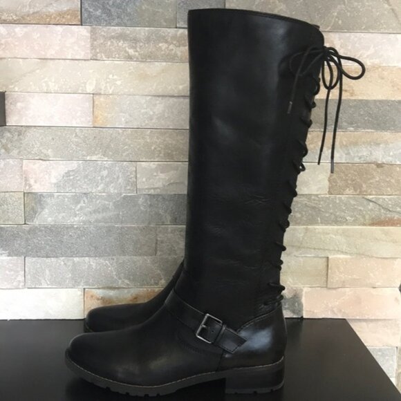 Sofft Kristie Leather Lace Up Tall Boot - Picture 3 of 9